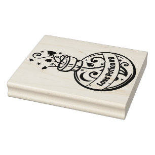 Love Potion #9 Bottle Stamp - Customise Your Label