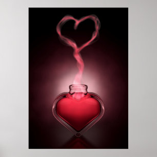 Love Potion And Heart Fumes Poster