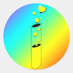 love potion classic round sticker