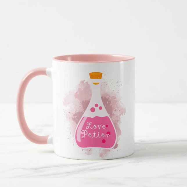 Love Potion Coffee Mug - Magic Valentine Gift (Left)