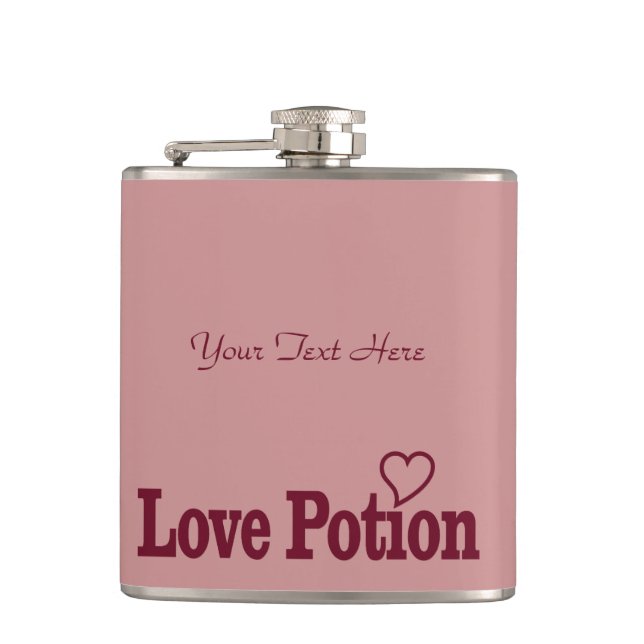Love Potion custom flask (Front)