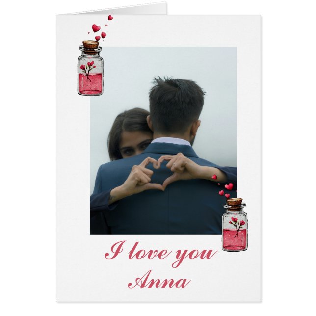 Love Potion in a Bottle Postcard (Front)