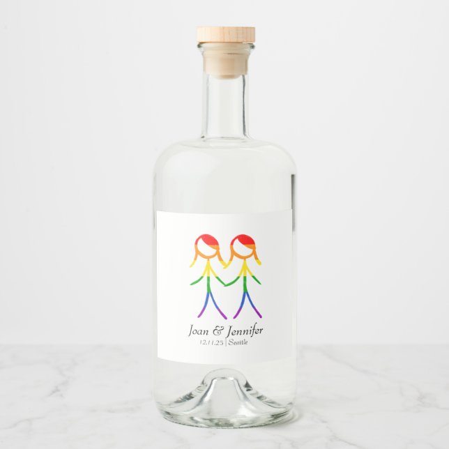 Love Potion No. 2 Liquor Bottle Label (Front)