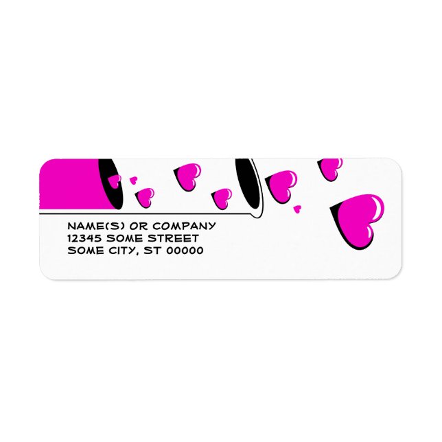 love potion return address label (Front)