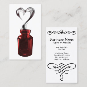 love potion smoke business card