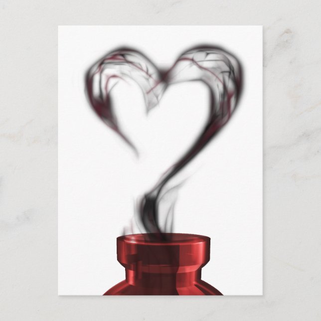 love potion smoke postcard (Front)