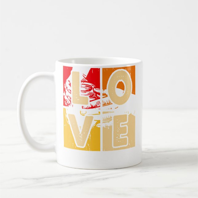 Love Pottery Coffee Mug (Left)