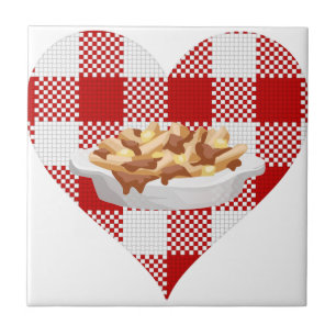 love poutine ceramic tile