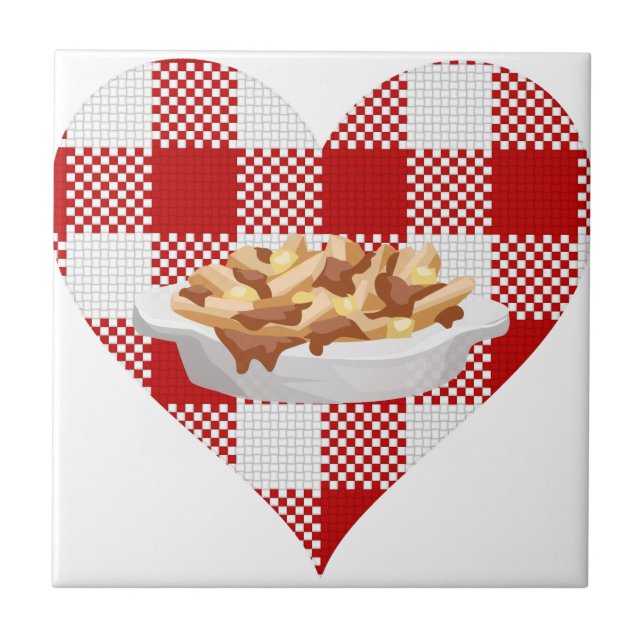 love poutine ceramic tile (Front)