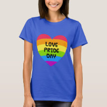 Love Pride Day blue womens