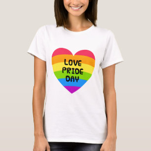 Love Pride Day white womens T-Shirt