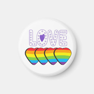 Love Pride. LGBT+Pride. Pride love Magnet