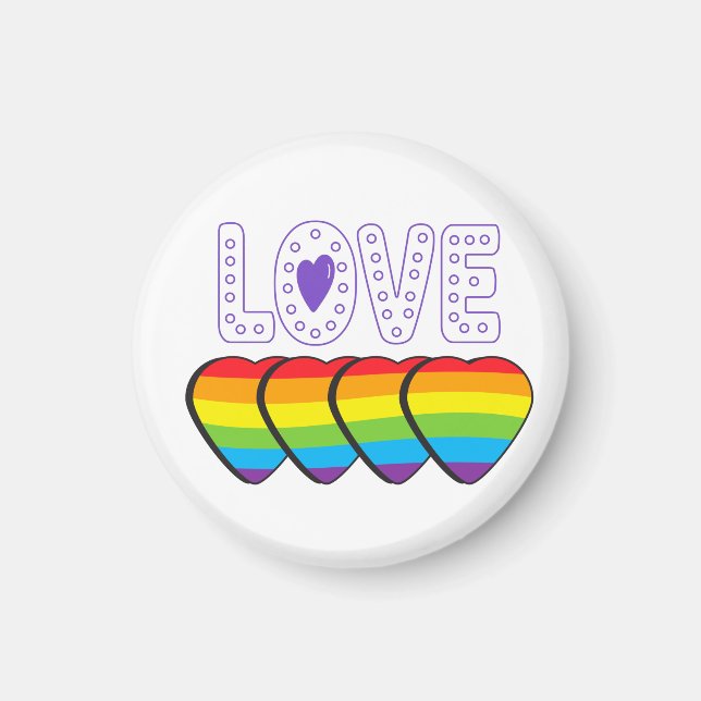 Love Pride. LGBT+Pride. Pride love     Magnet (Front)