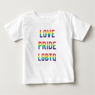 Love Pride LGBTQ Baby T-Shirt