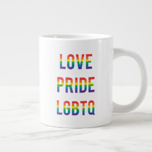 Love Pride LGBTQ Large Coffee Mug