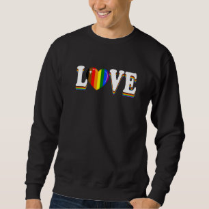 Love Pride Lgbtq Philadelphia Flag Equality Gay Sweatshirt