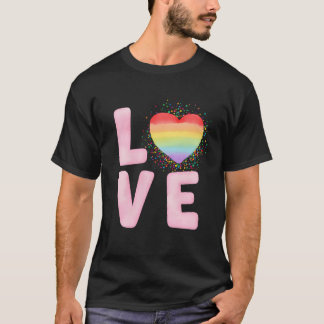 Love Pride Rainbow funny T-Shirt
