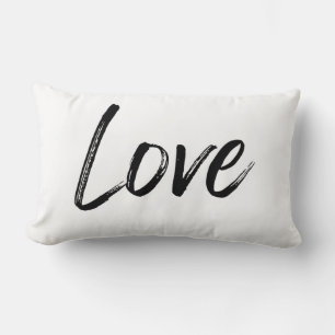 Love Print Throw Pillow