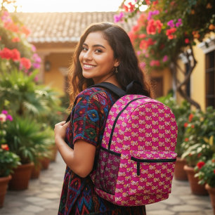 LOVE Printed Backpack