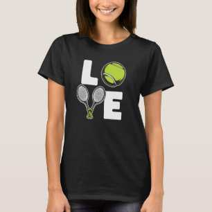 Love Professional Player Trainer Tennis T-Shirt