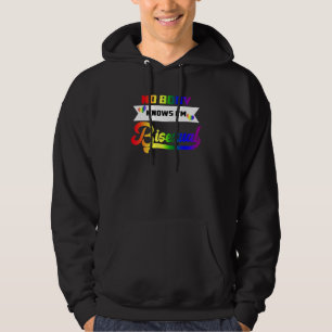 Love Proud Ally Lgbtq Csd Pride Nobody Knows Im Bi Hoodie