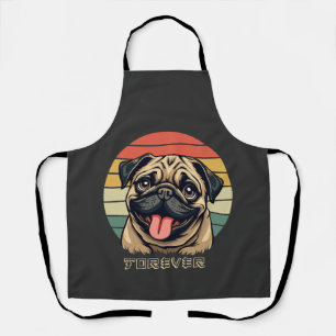 Love Pug Forever � Cute Pug Lover Design Apron