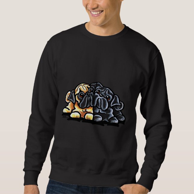 Love Pugs Classic T-Shirt 945 Sweatshirt (Front)