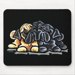 Love Pugs Mouse Pad