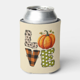 LOVE - Pumpkin and Fall Season Can Cooler