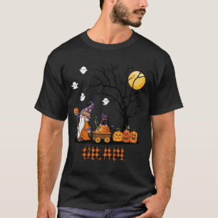 Love pumpkin gnomes Gran halloween gift for grandm T-Shirt
