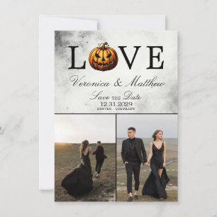 Love Pumpkin Save The Date Card
