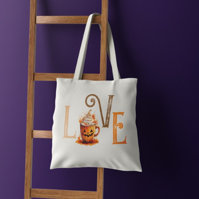 Love Pumpkin Spice  Tote Bag (Creator Uploaded)