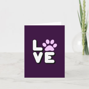 LOVE - PURPLE CARD
