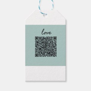 Love QR Code Gift Tags