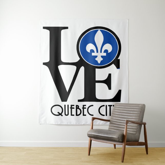 LOVE Quebec City Tapestry (In Situ)
