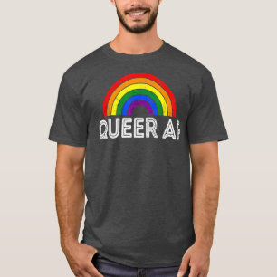 Love - Queer AF - LGBTQ Gay Lesbian Pride  T-Shirt