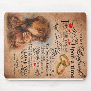 Love Quote For Boyfriend, Boyfriend Birthday Gift Mouse Pad