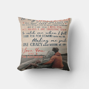 Love Quote For Girlfriend Best Gift For Wife Cushion