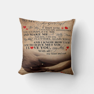 Love Quote For Girlfriend Trendy Gift Cushion