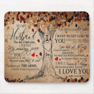 Love Quote For Husband Best Gift For Husband Mouse Pad
