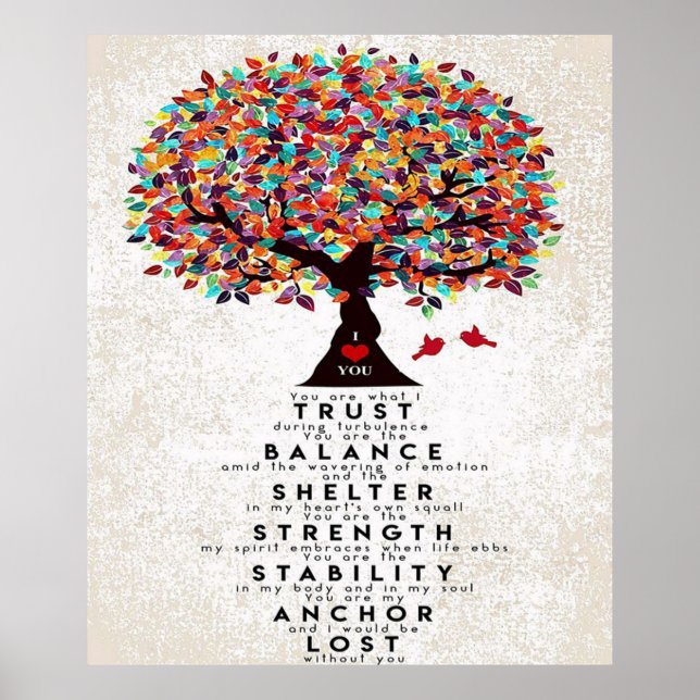 Love Quote For Husband | Lovely Gift Poster (Front)