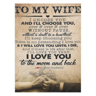 Love Quote For Wife | Best and Perfect Gift Tablecloth