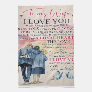 Love Quote For Wife Lovely Gift Tea Towel