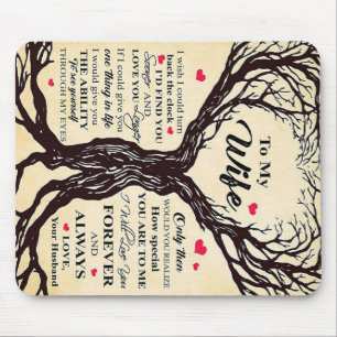 Love Quote For Wife Retro Ànd Vintage Gift Mouse Pad