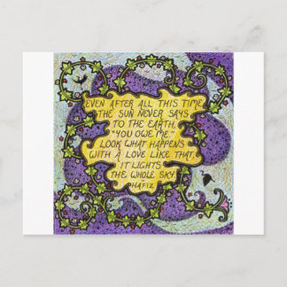 Love Quote Postcard