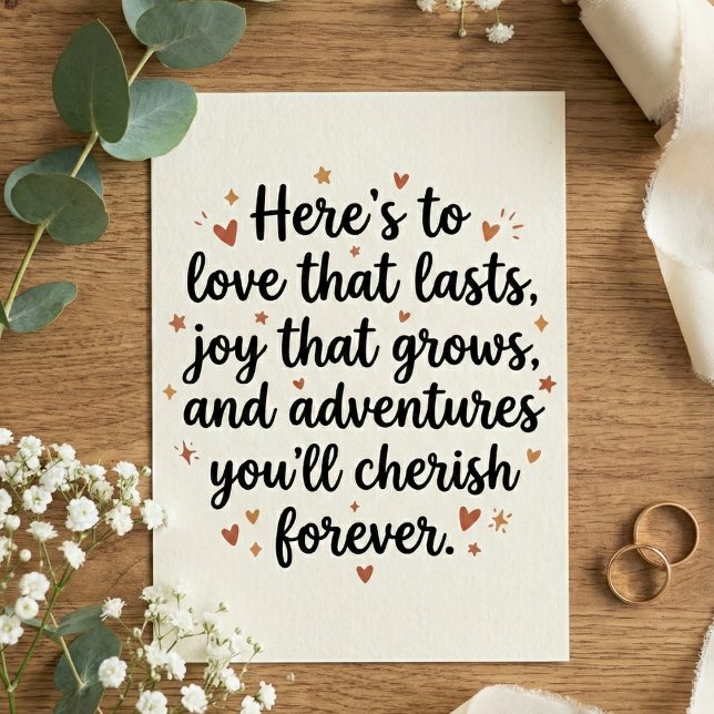 Love Quote Wedding Engagement Party Card (Creator Uploaded)