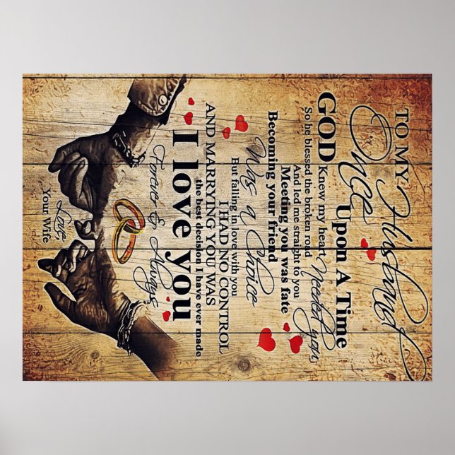 Love Quotes To My Husband, Home Decor (Front)