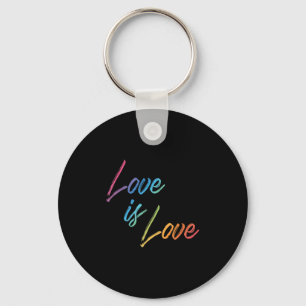 Love Rainbow Colour Cute Happy Positive Quote Grap Key Ring