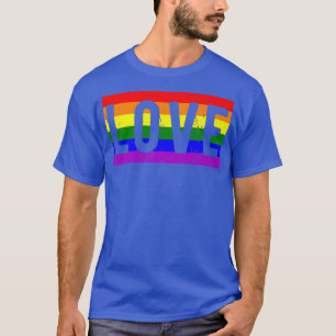 Love Rainbow Flag LGBT Pride Month Gift T-Shirt