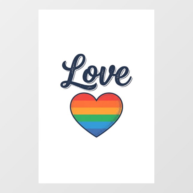 Love Rainbow Heart Pride Vector Shirt Design_1 (Sheet)